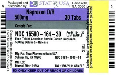 Naproxen Dr 500 mg Label Image (Naproxen Dr 500 mg Label)
